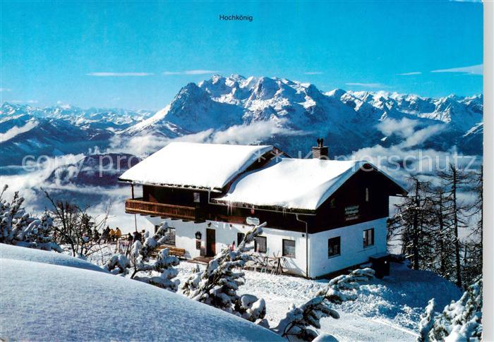 Werfenweng AT Gasthaus Bischlingshoehe mit Hochkoenig