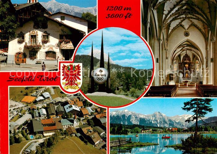 Seefeld Tirol Schmuckkastl Pfarrkirche WM Denkmal Sportzentrum Waildsee