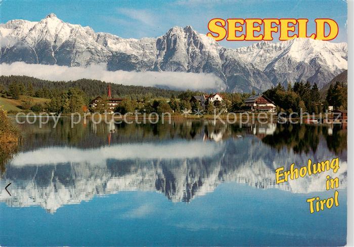 Seefeld Tirol Panorama mit Wettersteingebirge