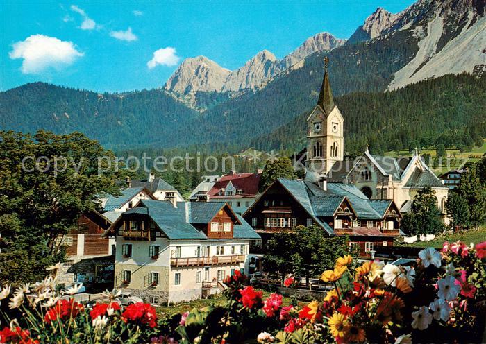Ramsau am Dachstein Schladming Obersteiermark AT Panorama Ev Kirche