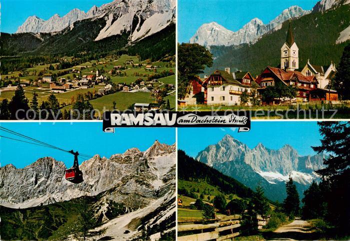 Ramsau am Dachstein Schladming Obersteiermark AT Ev Pfarrkirche und Gasthof Peha