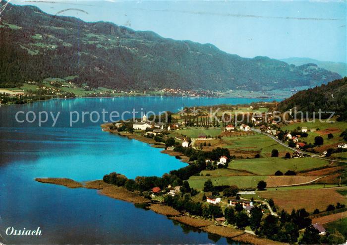Ossiach Ossiachersee Fliegeraufnahme