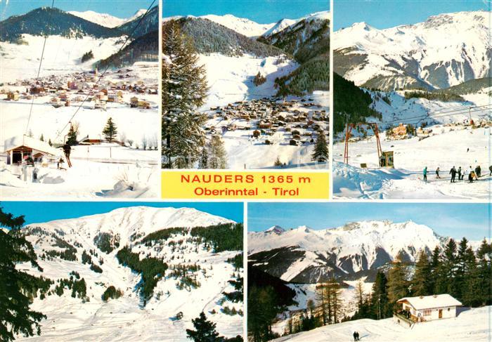 Nauders Tirol Teilansichten Seilbahnen Schlepplift