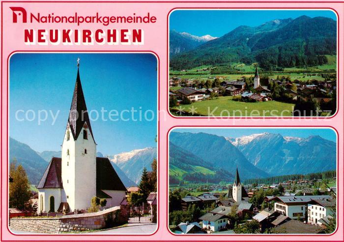 Neukirchen Grossvenediger AT Kirche Panorama