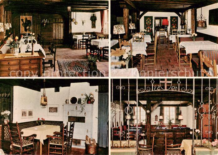 Glottertal Schwarzwald Altdeutscher Gasthof Hirschen Gastraeume