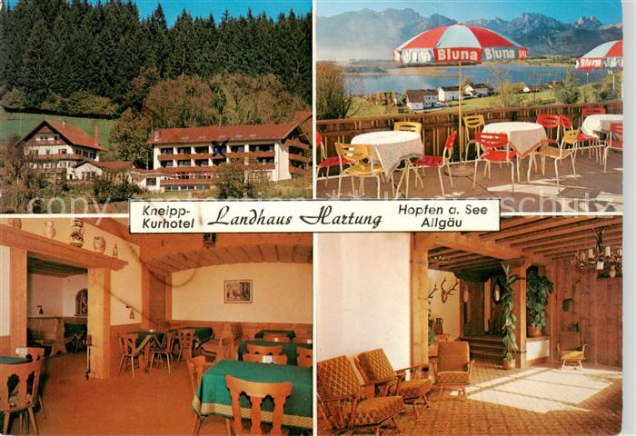 Hopfen See Kneipp Kurhotel Landhaus Hartung Gaststube Terrasse Halle