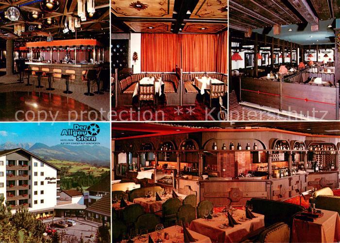 Sonthofen  Oberallgaeu Hotelpark Der Allgaeu Stern Bar Gastraeume