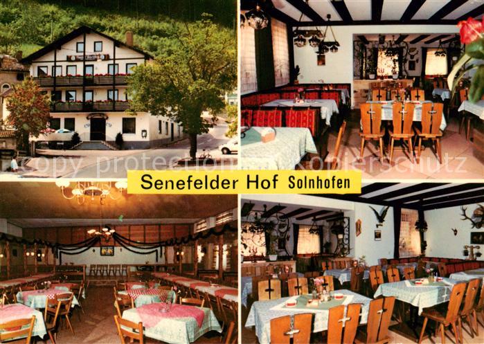 Solnhofen Senefelder Hof Gastraeume