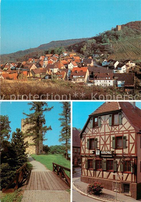 Sternenfels Panorama Aussichtsturm Gasthaus zur Krone