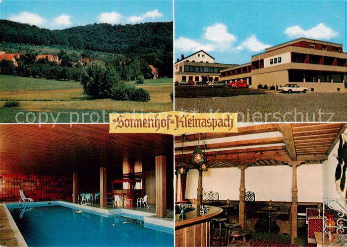 Aspach Backnang Gasthof Cafe Sonnenhof Kleinaspach Hallenbad Bar