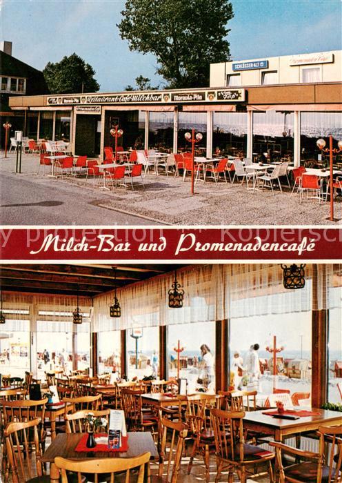 Dahme  Ostseebad Holstein Milch Bar und Promenadencafe Terrasse Gastraum