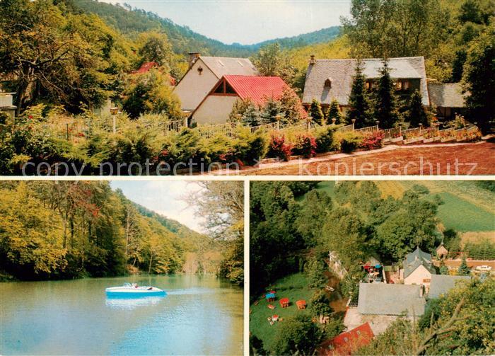 Kollig Kurhotel Brueckenmuehle Terrassenrestaurant Elzpartie Fliegeraufnahme