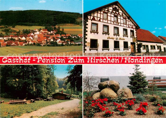 Hondingen Panorama Gasthof Pension Zum Hirschen Waldweg Felsen