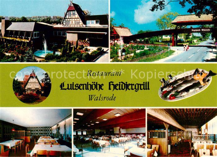 Walsrode Lueneburger Heide Restaurant Luisenhoehe Heidjergrill Eingang Gastraeum