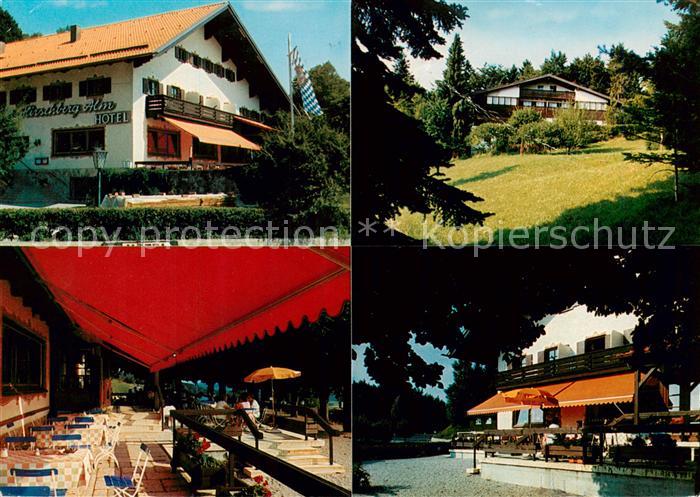 Wielenbach Gasthof Hirschberg Alm Gastraum Terrasse