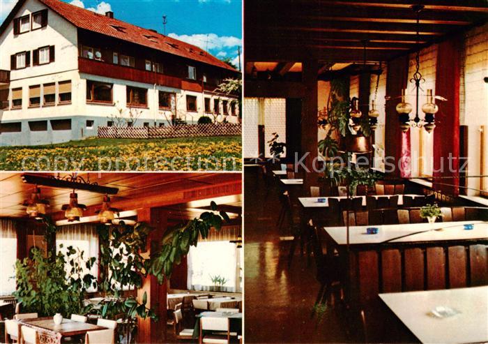 Lossburg Gasthof Pension Feldsonne Gastraeume