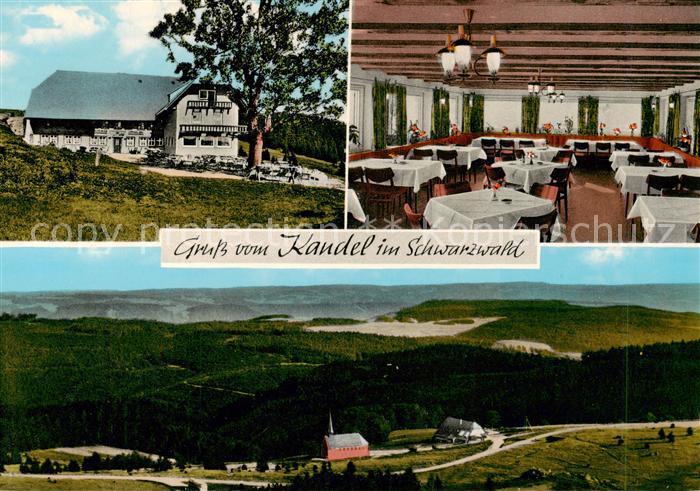 Kandel Breisgau Berggasthaus Kandelhof Speisesaal Panorama