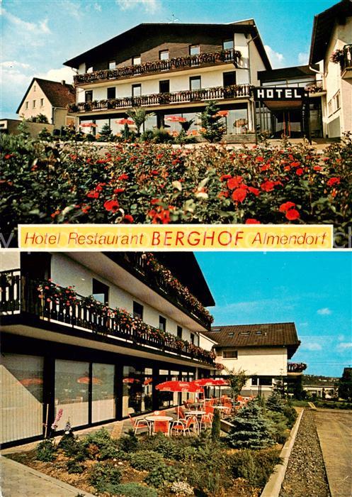 Almendorf Hotel Restaurant Berghof Terrasse