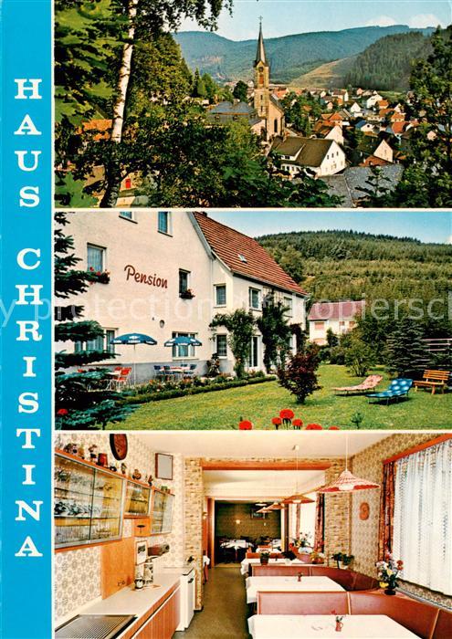 Wallenfels Oberfranken Panorama Pension Haus Christina Gaststube