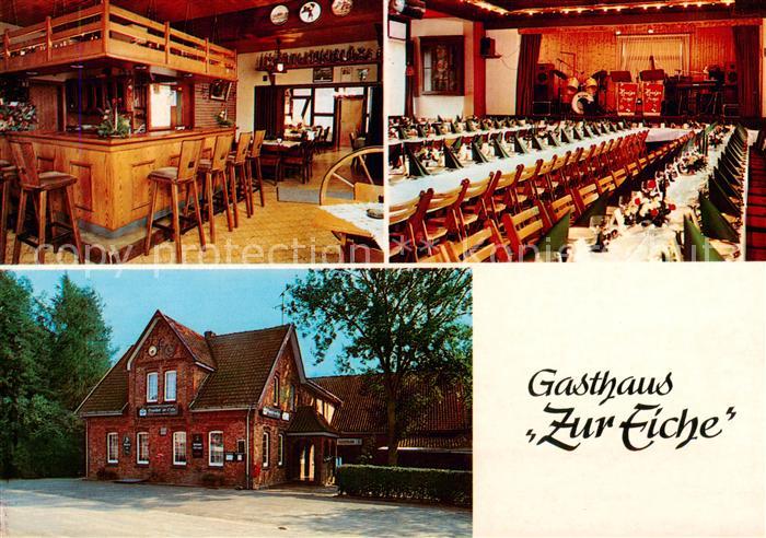 Walsrode Lueneburger Heide Gasthaus Zur Eiche Bar Gastraum