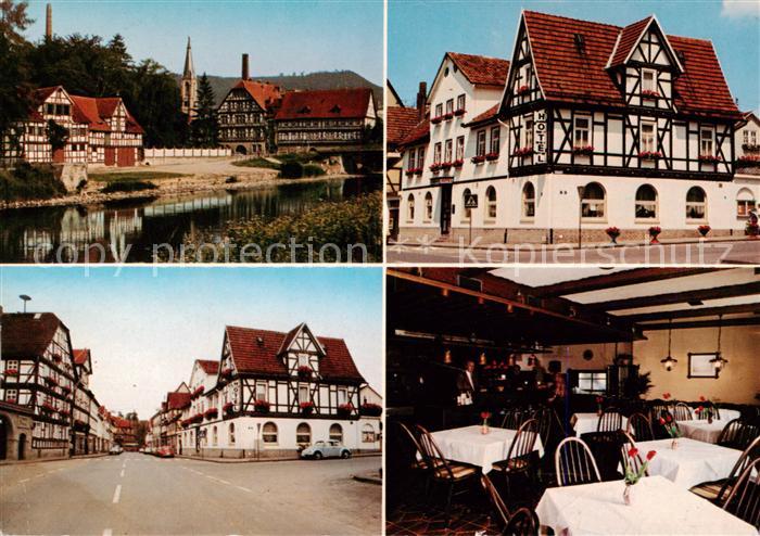 Wanfried Hotel Pension Wanfrieder Hof Gaststube Ortsstrasse