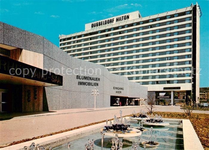 DuessELDORF  CITY Blumenauer Immobilien Hotel Duesseldorf Hilton