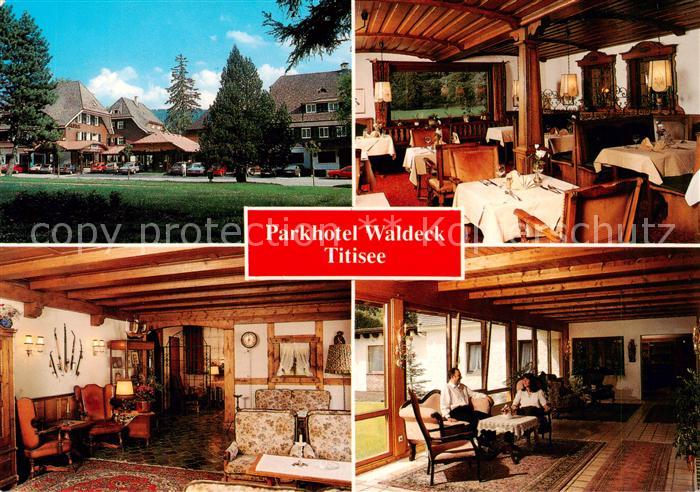 TITISEE Schwarzwald BW Parkhotel Waldeck Gastraeume Foyer