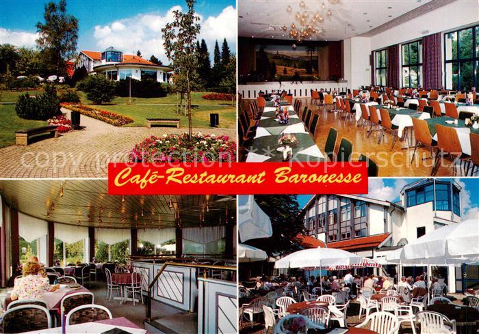 Hahnenklee-Bockswiese Harz Cafe Restaurant Baronesse Gastraeume Terrasse