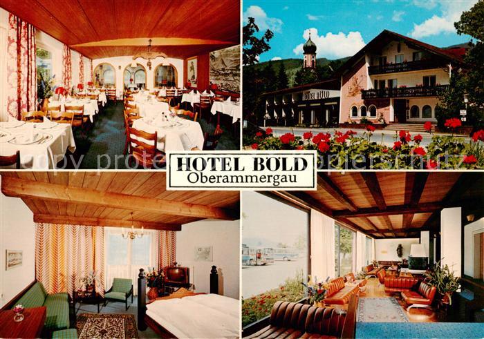 OBERAMMERGAU Bayern Hotel Boeld Gastraeume Zimmer