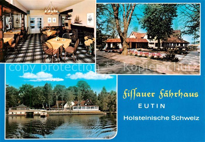 Eutin Schleswig-Holstein Fissauer Faehrhaus Gaststube Kellerseepartie