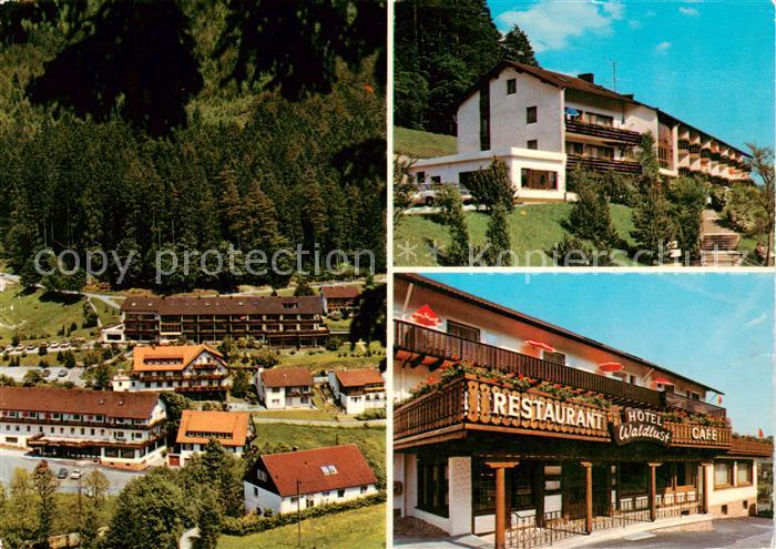 Baiersbronn Schwarzwald Hotel Waldlust Fliegeraufnahme