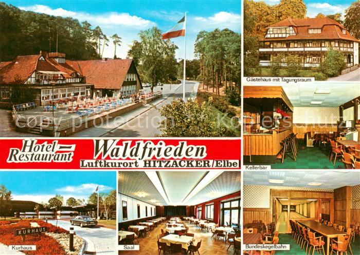 Hitzacker Elbe Hotel Restaurant Waldfrieden Gaestehaus Kellerbar Kurhaus Saal Bu