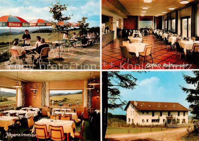 Siedelsbrunn Terrasse Cafe und Restaurant Jaegerzimmer