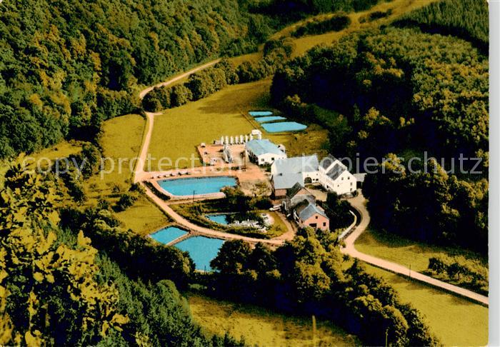 Bescheid Hermeskeil Gasthaus Pension Forellenhof Fliegeraufnahme