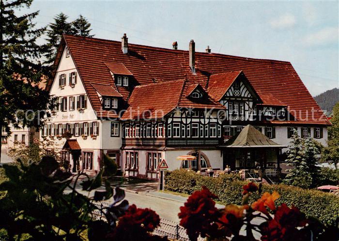 Klosterreichenbach Baiersbronn BW Klostergasthof Hotel Sonne Post
