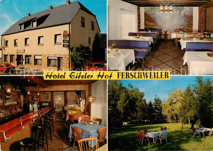 Ferschweiler Hotel Eifeler Hof Gaststube Bar Garten