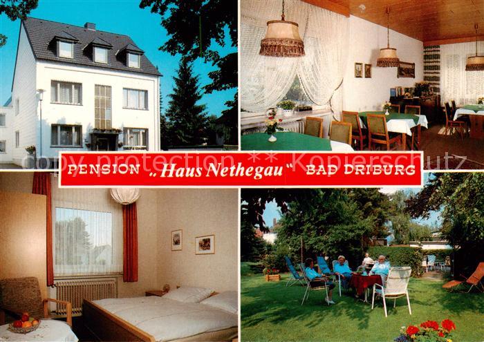 Bad Driburg Pension Haus Nethegau Gaststube Zimmer Garten