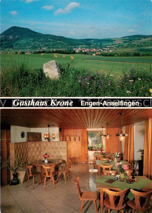 Anselfingen Gasthaus Krone Panorama Gaststube