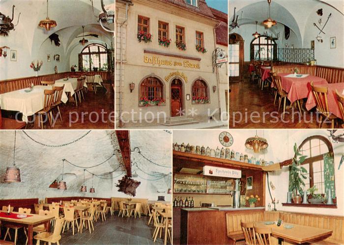 Volkach Gasthaus Zum Loewen Loewenkeller Gastraeume