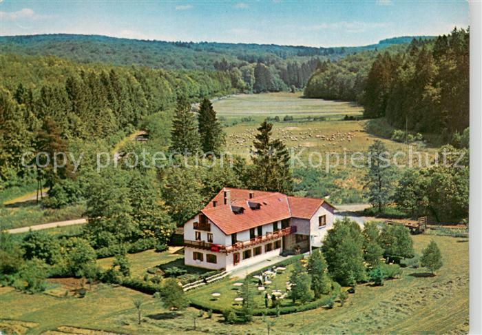 Laubach Hessen Hotel Pension Waldhaus Fliegeraufnahme