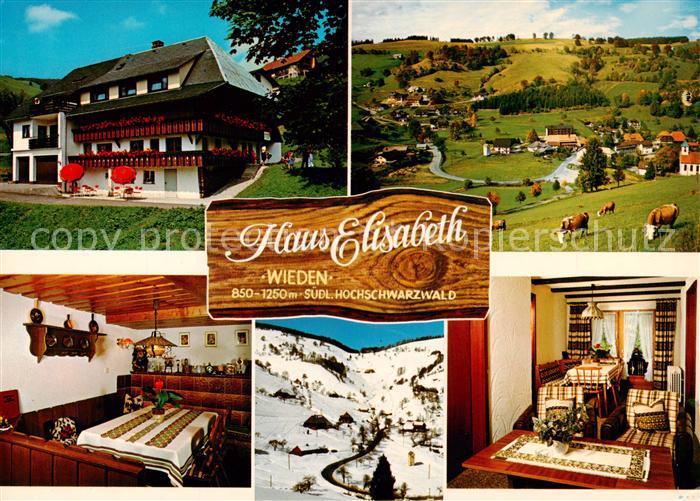 Wieden Schwarzwald Haus Elisabeth Zimmer Gaststube Panorama