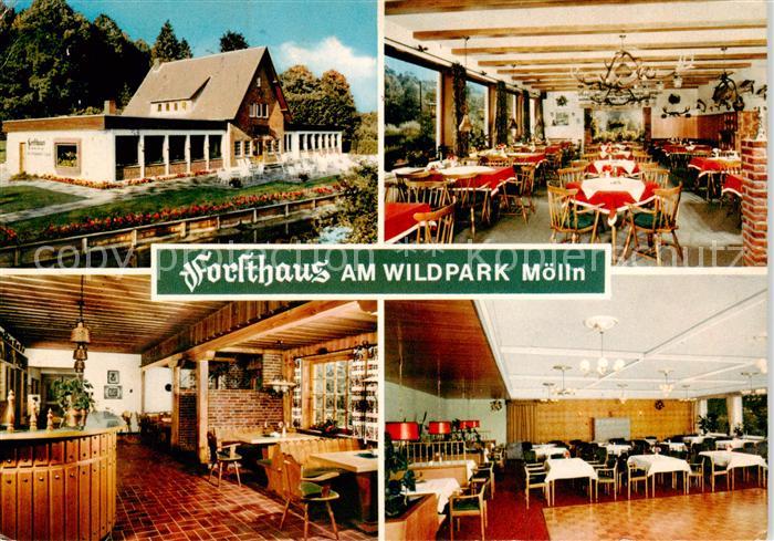 Moelln  Lauenburg Forsthaus Am Wildpark Gastraeume Theke