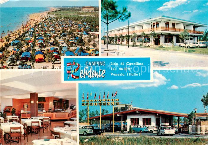 Cavallino Lido Venezia IT Camping Residence Strandpartie Restaurant Gastraum