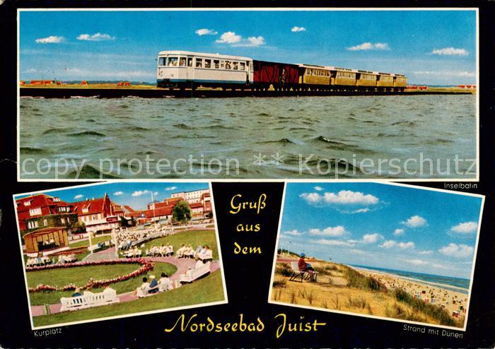 Juist Nordseebad Inselbahn Park Duenen Strand