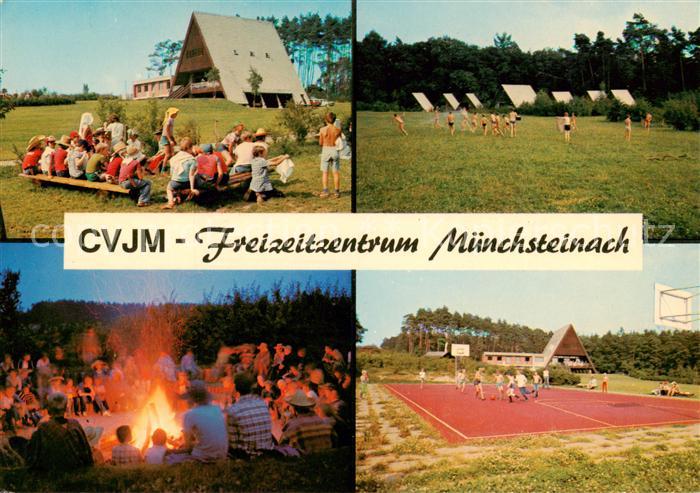 Muenchsteinach CVJM Freizeitzentrum Teilansichten Am Lagerfeuer Sportplatz
