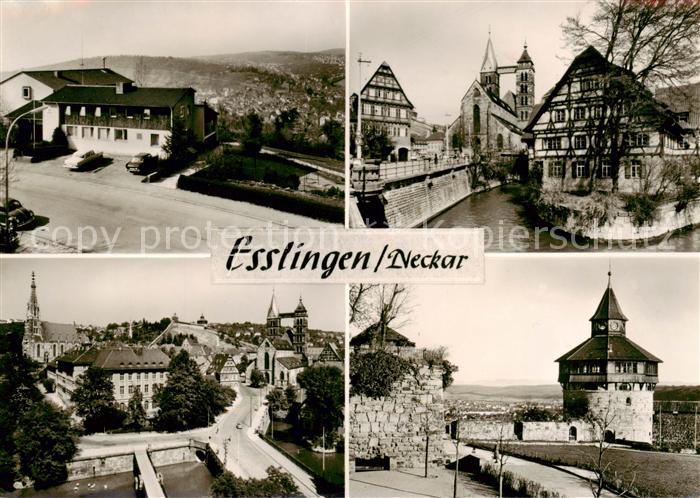 Esslingen  Neckar Jugendherberge Ortsansichten Turm