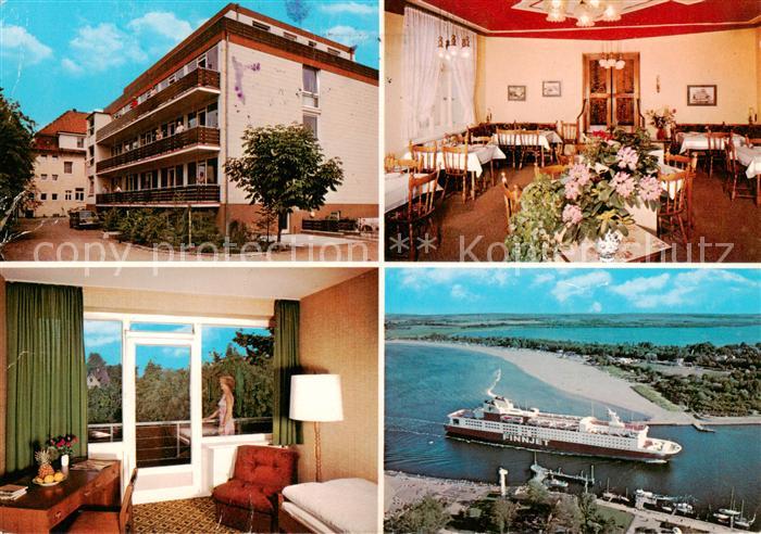 Priwall Travemuende Kurhotel Feyerabend Gastraum Zimmer Finnjet Passagierschiff