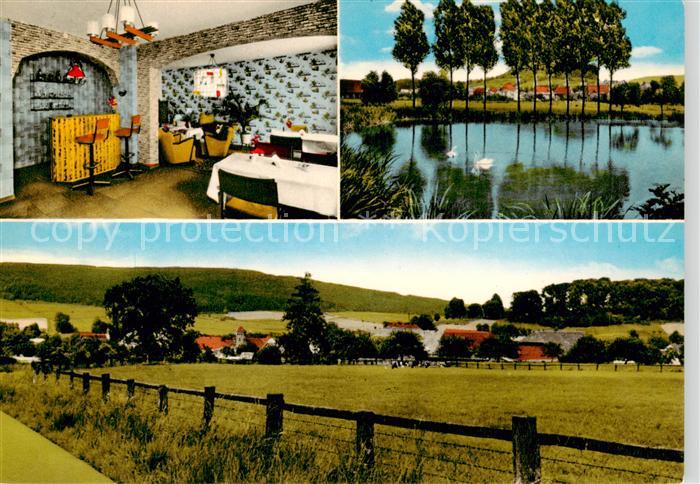 Marienmuenster Pension Ridder Gaststube Schwanenteich Panorama