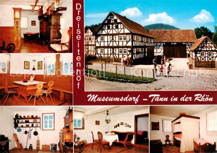 Tann Rhoen Dreiseitenhof Museumsdorf Teilansichten