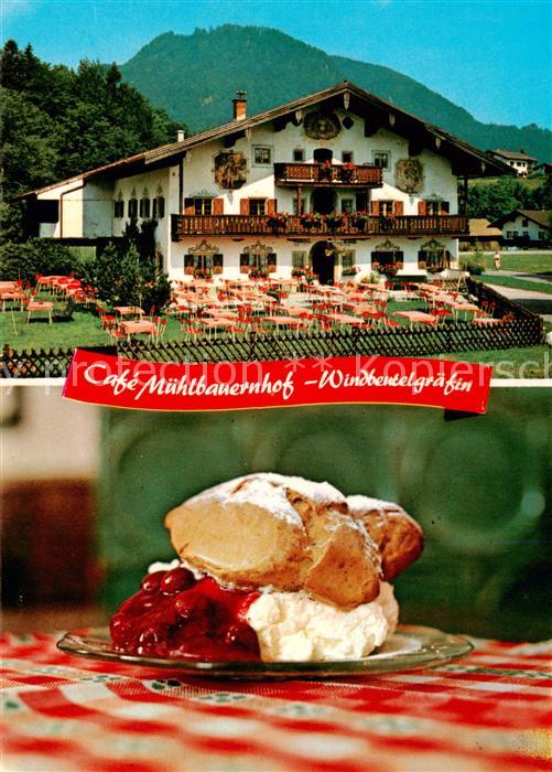 Ruhpolding Bayern Cafe Muehlbauernhof Windbeutelgraefin